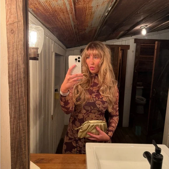 Showpo Vivian Midi Dress Amber Bloom - Picture 4 of 4